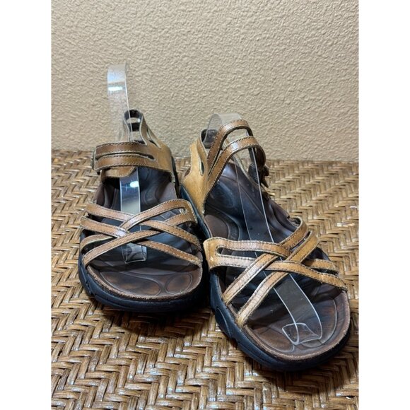 Keen Rialto II Naples Brown leather Sandals Size 9.5 - Picture 1 of 10